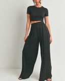 Alora wide leg set