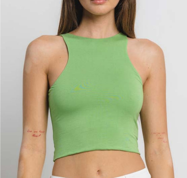 Green Highneck Tank