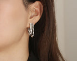 18k Gold Korean Fashion Earrings