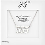 Angel Number necklace